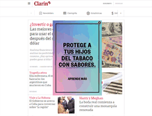 Tablet Screenshot of clarin.com