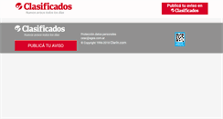 Desktop Screenshot of clasificados.clarin.com