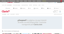 Desktop Screenshot of laselecciones.clarin.com